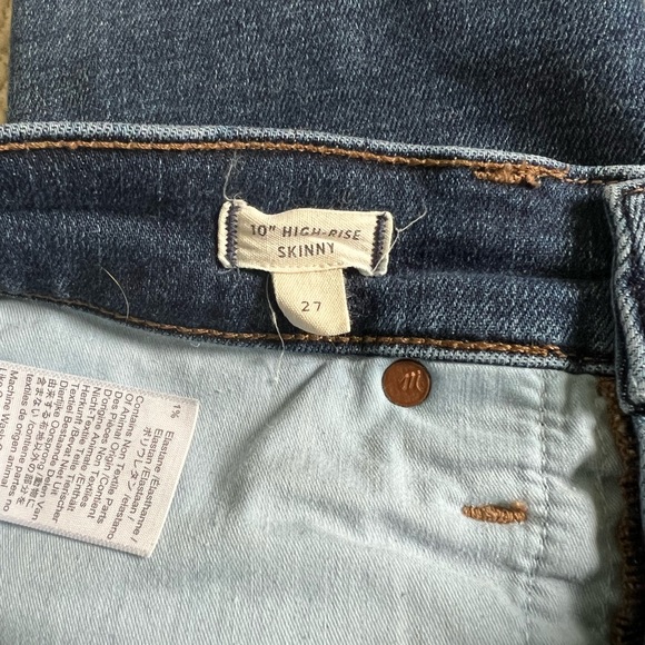 Madewell 10” High Rise Skinny Jean - Picture 6 of 8